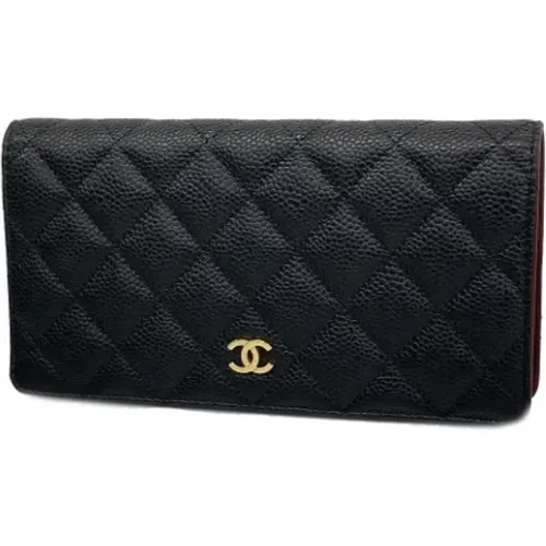 Pre-owned Leather wallets , female, Sizes: ONE SIZE - Chanel Vintage - Modalova