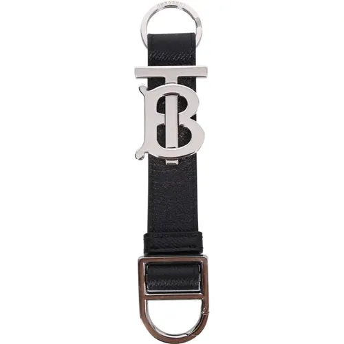 Schlüsselanhänger aus genarbtem Leder, Stilvoll und anspruchsvoll - Burberry - Modalova