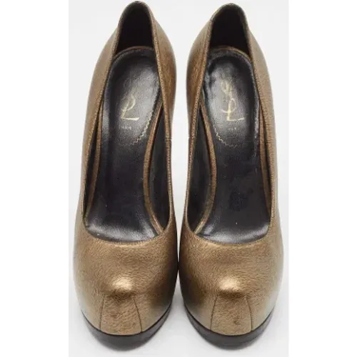 Pre-owned Leder heels - Yves Saint Laurent Vintage - Modalova