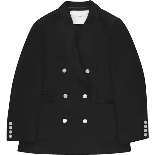 Schwarze Jacke 900 , Damen, Größe: XS - Cruna - Modalova