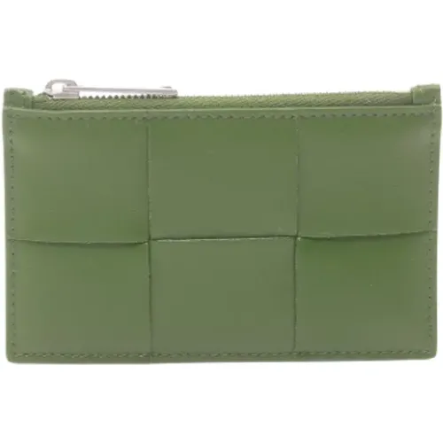 Pre-owned Leather wallets , female, Sizes: ONE SIZE - Bottega Veneta Vintage - Modalova