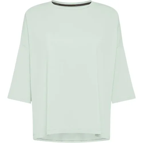 Boxy Cut Oxford T-Shirt Milk Mint , female, Sizes: S - RRD - Modalova
