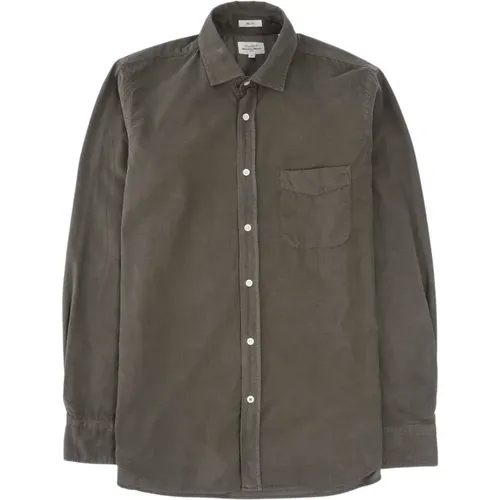 Corduroy Shirt Classic Style , male, Sizes: 2XL, XL, L, M - Hartford - Modalova