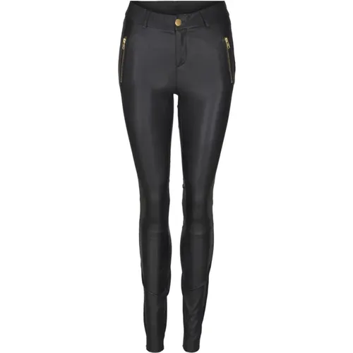 Leggings With Saddle And Zip 10910 , female, Sizes: XS, S, L, XL, 2XL, M - Notyz - Modalova