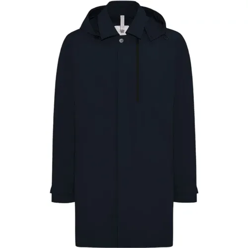 Single-Breasted Coats , male, Sizes: 2XL, S, XL - Duno - Modalova