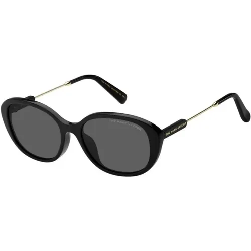 Schwarzer Rahmen Stilvolle Sonnenbrille Frauen , Damen, Größe: 54 MM - Marc Jacobs - Modalova