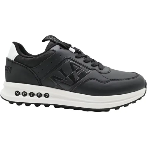 F2Slate08/Lea Black Sneakers , male, Sizes: 7 UK - Napapijri - Modalova