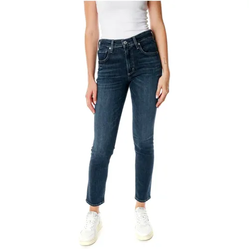 Midwaist Skinny Fit Jeans mit Fade-Effekten , Damen, Größe: W28 - Citizens of Humanity - Modalova