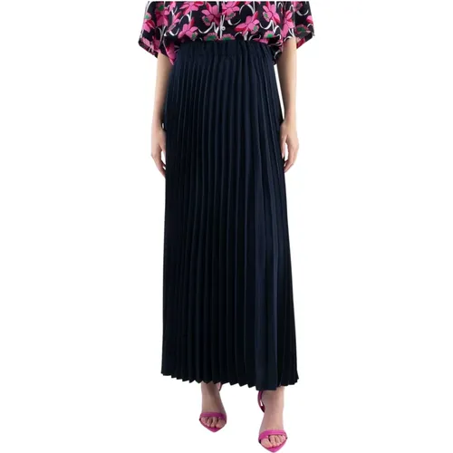 Elastic Waistband Pleated Maxi Skirt , female, Sizes: L - P.a.r.o.s.h. - Modalova