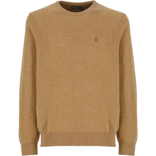 Braune Pullover , Herren, Größe: S - Ralph Lauren - Modalova