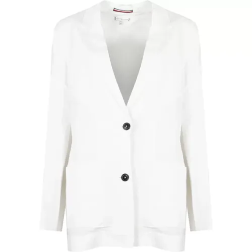 Blazer , Damen, Größe: M - Tommy Hilfiger - Modalova