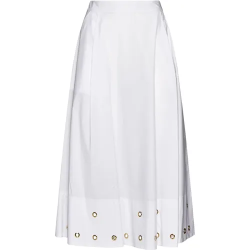 Icona Midi Skirt , female, Sizes: S, XS, M, L - Kaos - Modalova