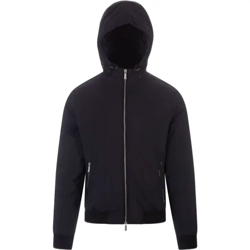 Oniro-Stp hooded bomber jacket , male, Sizes: 2XL, XL, L, M - Moorer - Modalova