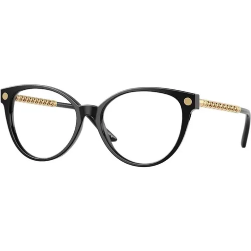 Stilvolle Schwarze Sonnenbrille , unisex, Größe: 54 MM - Versace - Modalova