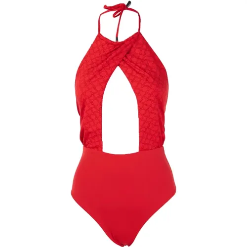 Elegant One Piece Swimsuit , female, Sizes: L, XS, S, M - Trussardi - Modalova