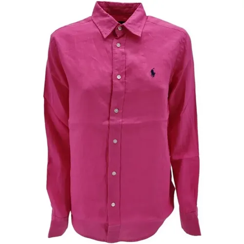 Fuchsia Hemden für Frauen , Damen, Größe: L - Ralph Lauren - Modalova
