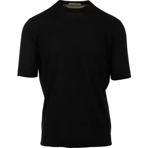 T-shirts and Polos MC Fit , male, Sizes: L, XL - Filippo De Laurentiis - Modalova
