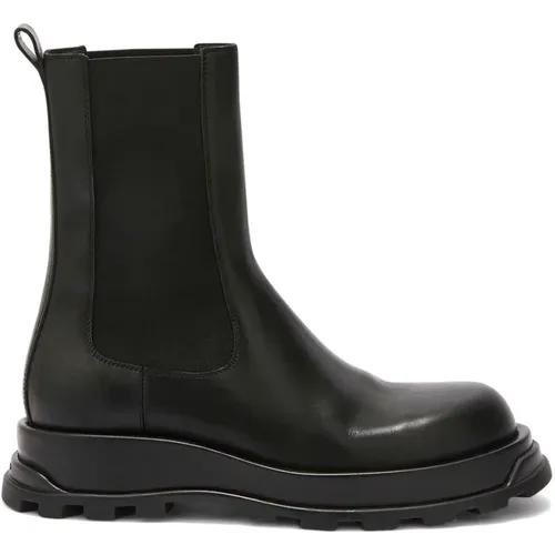 Leder Chelsea Boots mit Vibram-Laufsohle - Jil Sander - Modalova