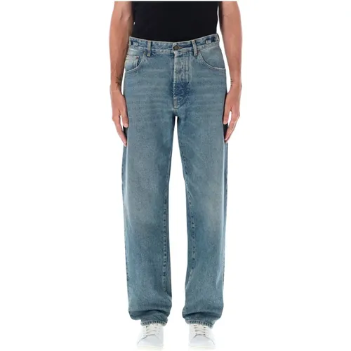Men`s Clothing Jeans Washed Aw23 , male, Sizes: W30, W31, W29 - Darkpark - Modalova