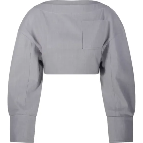 Hellgrauer Top mit Stil Casaco - Jacquemus - Modalova