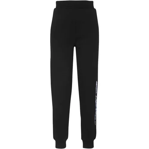 Baumwoll Logo Print Sweatpants , Damen, Größe: L - Karl Lagerfeld - Modalova