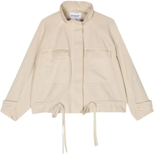 Cotton Jacket , female, Sizes: XS - Dondup - Modalova
