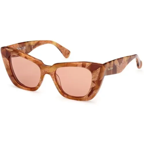 Havana Sunglasses Glimpse5 Mm0099 , female, Sizes: 50 MM - Max Mara - Modalova