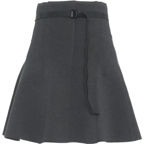 Grey Skirt Aw24 Hand Wash , female, Sizes: XS, S - Norma Kamali - Modalova