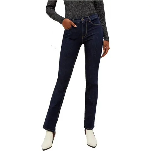 Flared High-Waisted Skinny Jeans , female, Sizes: W25, W32, W26, W29, W30, W27, W31, W28 - Liu Jo - Modalova