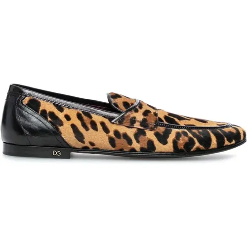 Stylische Loafers für Männer , Herren, Größe: 41 EU - Dolce & Gabbana - Modalova