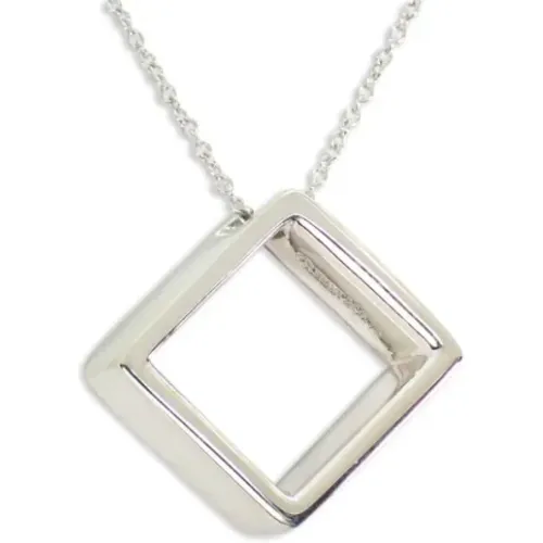 Pre-owned Silver necklaces , female, Sizes: ONE SIZE - Tiffany & Co. Pre-owned - Modalova