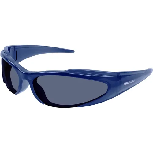 Bb0253S Sunglasses,/Grey Sunglasses,Stylische Sonnenbrille Bb0253S - Balenciaga - Modalova