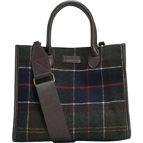 Tartan Shopper Bag with Removable Strap , female, Sizes: ONE SIZE - Barbour - Modalova