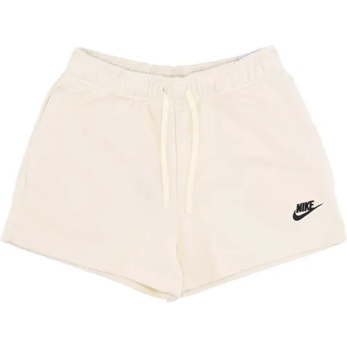 Club Fleece Mid-Rise Shorts , Damen, Größe: M - Nike - Modalova