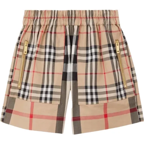 Graue Vintage Check Patchwork Shorts - Burberry - Modalova
