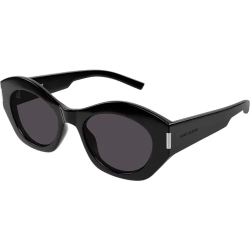 Katzenaugen Sonnenbrille , unisex, Größe: 52 MM - Saint Laurent - Modalova