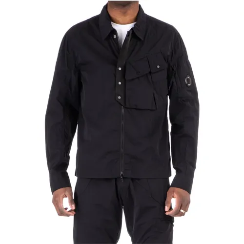 Superlight Nylon Overshirt Coat , male, Sizes: S, XL - C.P. Company - Modalova