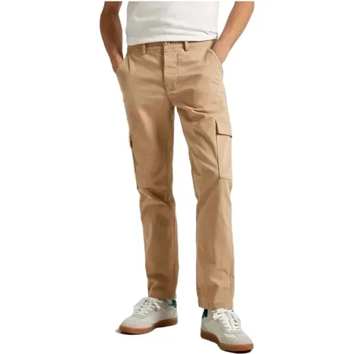 Schmale Cargo Twill Lange Hose - Pepe Jeans - Modalova