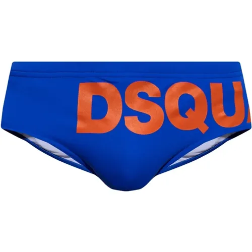 Logo Swimwear with Drawstring Waistband , male, Sizes: M, S, XL, L - Dsquared2 - Modalova