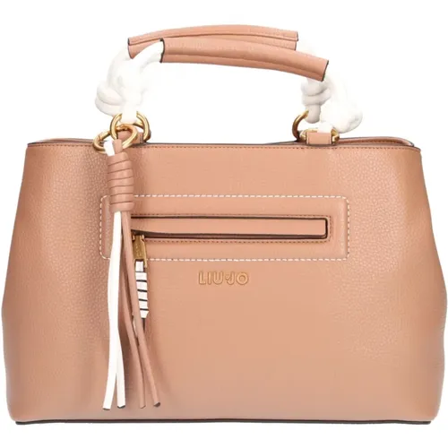 Contrast Detail Handbag for Women , female, Sizes: ONE SIZE - Liu Jo - Modalova