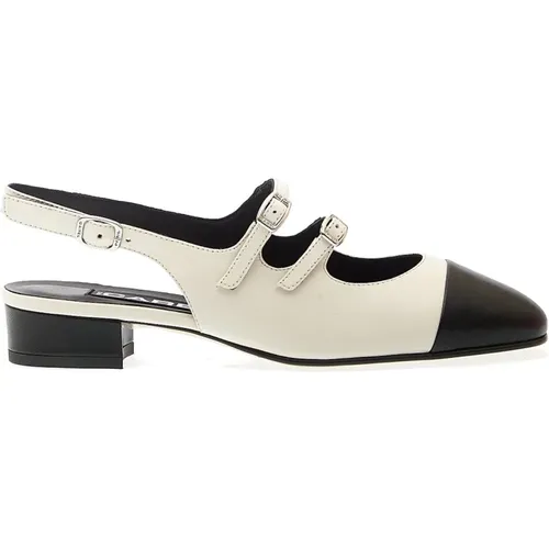 Slingback Pumps mit Doppelriemen , Damen, Größe: 38 EU - Carel - Modalova