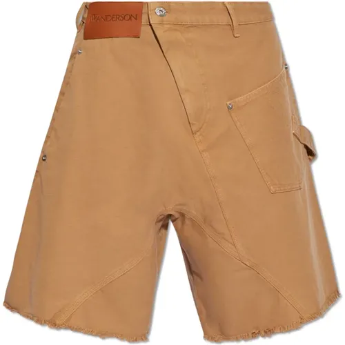 Shorts with logo , Herren, Größe: L - JW Anderson - Modalova