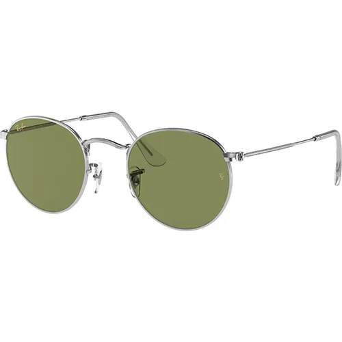 Runde Metall Sonnenbrille Grüne Linse , unisex, Größe: 50 MM - Ray-Ban - Modalova