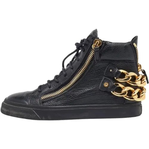 Pre-owned Leather sneakers , female, Sizes: 5 UK - Giuseppe Zanotti Pre-owned - Modalova