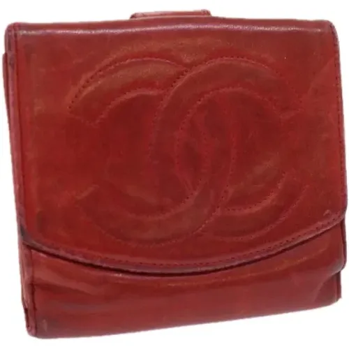 Pre-owned Leather wallets , female, Sizes: ONE SIZE - Chanel Vintage - Modalova