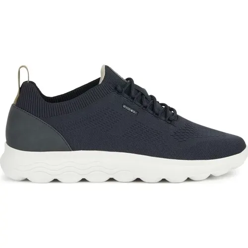 Navy Sneakers for Men , male, Sizes: 11 UK, 12 UK, 10 UK - Geox - Modalova