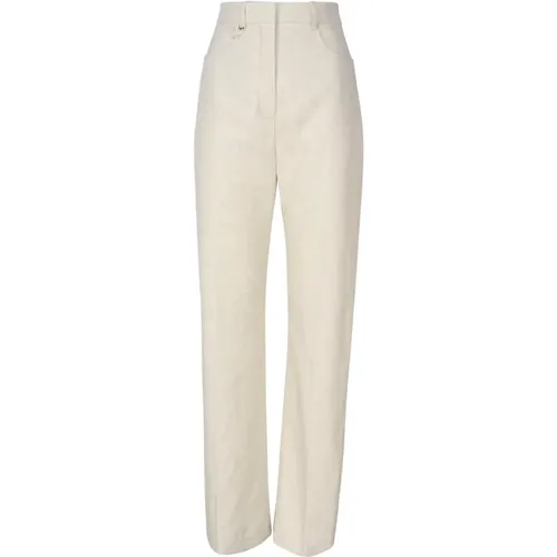 Cotton Trousers , female, Sizes: XS - Jacquemus - Modalova