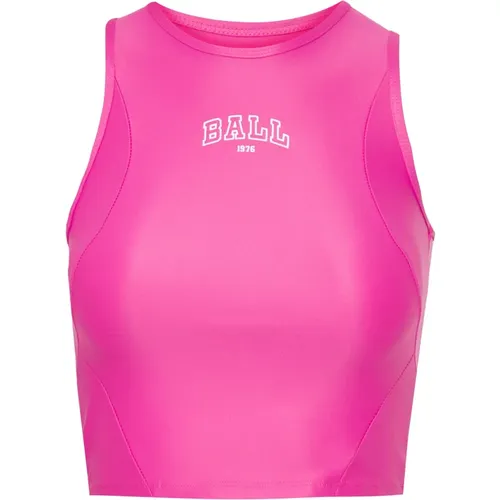 Hellrosa sportliches Top , Damen, Größe: XS - Ball - Modalova