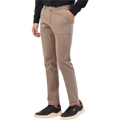 Chino Hose Slim Fit , Herren, Größe: L - Hugo Boss - Modalova