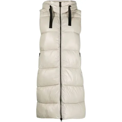 Iria Lang Puffer Gilet , Damen, Größe: S - Save The Duck - Modalova